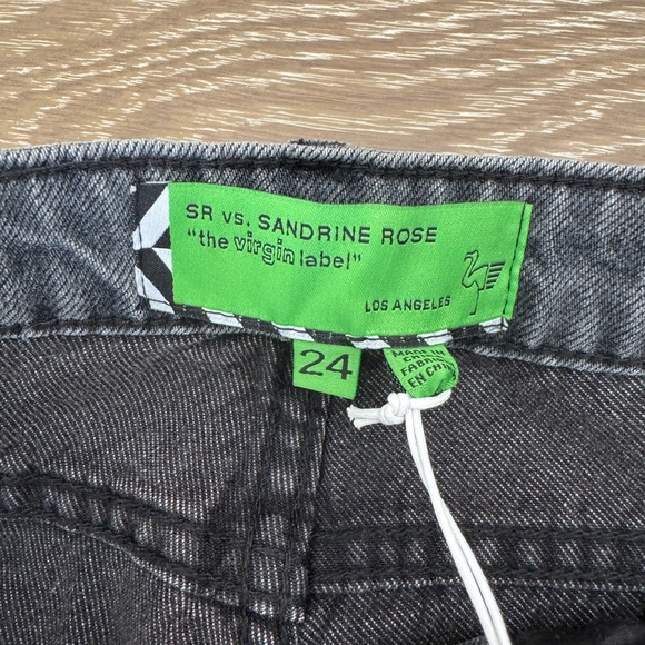 Free People Sandrine Rose The Virgin Label x Jeans  NWT 24 - Picture 4 of 4